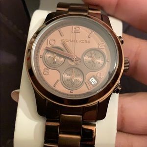 Michael Kors Brown stainless steel watch